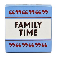 臺灣發貨-family time全英文真心話大冒險夫妻遊戲卡牌家庭遊戲, family time家庭時刻方卡, 1個