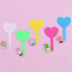 식물 이름표 색상랜덤 화분 네임택 원예 소품 1개