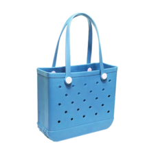 실리콘 목욕바구니 젤리백 아쿠아가방 수영가방, 스카이