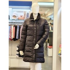 BTR골프 BOO4308WBLK #3 비티알 패딩 이월초특가!! 따뜻한 오리털 롱패딩 여성 겨울 중헤비 덕다운 부클 배색카라 롱패딩자켓