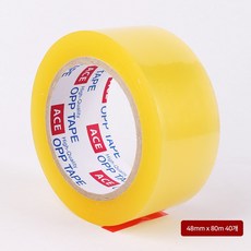 에이스 박스테이프 투명 중포장 48mm X 80M, 40개