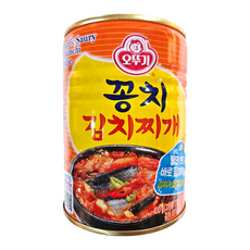 (무)오뚜기 꽁치김치째개캔, 3개, 400g