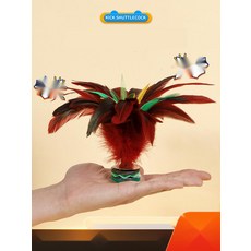 경기용 제기세트 제기차기용 훈련용 깃털 제기, 1. 1개