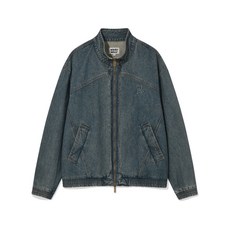 와키윌리 데님 하이넥 풀집업 블루 895477