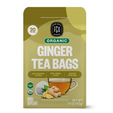 FGO 생강차 20개입 티백 카페인 없음, 1개