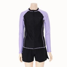 (매장) 수영복 여성 인컵 내장형 집업 래쉬가드CS2D953 BK 105680