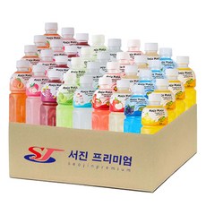 (서진프리미엄) 모구모구 9종혼합(복숭아+리치+포도+멜론+요거트+딸기+사과+블랙커런트+파인애플) 320mlx36ea, 320ml