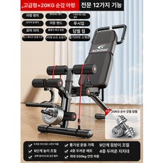 레그익스텐션기구 레그컬 가정용 홈트 헬스장 홈짐 운동기구 하체운동기구, 딘피 12-in-1 20kg 덤벨 조합