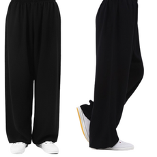 廣隆 竹炭立體透氣褲-太極功夫褲 透氣武術燈籠褲 瑜珈禪坐運動休閒褲