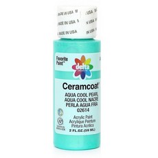 Delta Creative Ceramcoat 메탈릭 및 펄 아크릴 페인트 다양한 색상 (59ml/2온스) 2604 메탈릭 14k 골드, 그린