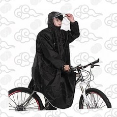 자전거 우비 방수 레인코트 오토바이 라이딩 우천 배달 라이더 후드 판초형