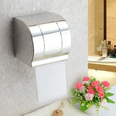 종이 홀더 욕실 화장지 방수 롤 스틸 티슈 벽걸이형 화장실 스테인레스, 4_1pcs