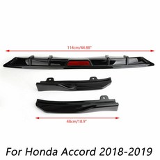 Honda Accord 2018-2019專用後保桿小包圍-極限超快感，提升運動感，保護車身，個性化改裝, 1個