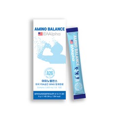아미노밸런스 이에이알파 아미노산 단백질 쉐이크 보충제 파우더 14포, 1박스
