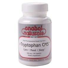 anabol naturals L-triptopan CMS 500mg膠囊, 30顆, 1罐