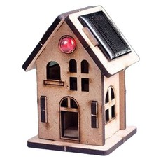 창의과학 태양전지 광전효과 발전주택 조립키트 엄마표과학놀이 놀이과학 등만들기, 2개