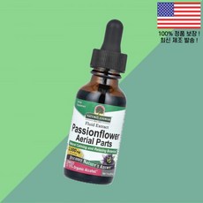 내추럴의 해답 패션플라워 공중 부위 액상 리퀴드 추출물 2000mg 1온스 30ml Nature's Answer Passionflower Aerial Parts Fluid Ex, 1개