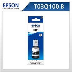엡손 프린터 정품 잉크 T03Q100, 005 검정, 1개