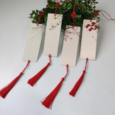 臺灣出貨 創意幼兒園許願卡吊樹卡心願卡懸掛件吊牌兒童開學祝福空白卡片紙, 清新雅緻40張紅色中國結+流蘇, 1個