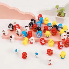 迷你不倒翁 紓壓玩具 叮噹貓 小玩具 分享禮 幼稚園禮物 獎品 益智小玩具 BSMI：M74979, 1個, 迷你不倒翁-混發