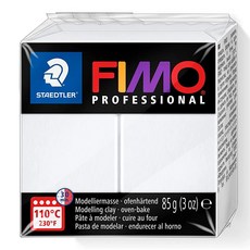 Staedtler Fimo 프로페셔널 소프트 폴리머 클레이 85g(3온스) 오렌지, 화이트