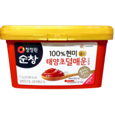 태양초고추장 대상 현미 덜매운 1k 업소용 식당용