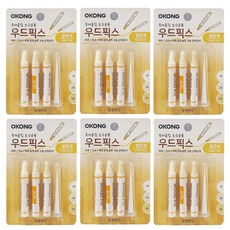 오공 우드픽스 밝은색 목재흠집보수용품, 6개