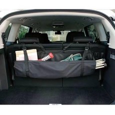 SUV MPV 通用牛津布汽車後備箱掛袋, 1.1米*31釐米長高,黑色