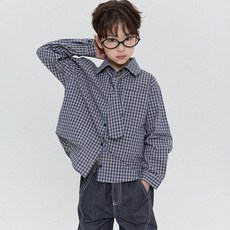 체크 타이 키즈 아동 주니어 넥타이