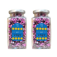 도화꽃차 도화차 복숭아꽃차 고창 국내산 15g 2병, 1개