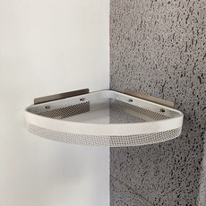 다용도 부착형 욕실선반, 1개, 욕실선반 화이트