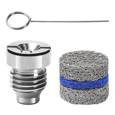 고압 세차폼건 캐논 교체용 노즐 메쉬 필터용 1mm 오리피스 캐논 노즐 메이커 메시 키트 청소 도구 포함 3000PSI, 1PACK