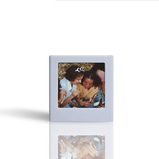 인스탁스 스퀘어필름 스퀘어 자석 액자 DIY 냉장고 액자 색상선택, 1개, 스퀘어자석액자[티타늄아이보리]
