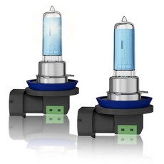 OKOENIEO H7 고성능 할로겐 헤드라이트 전구 화이트 헤드라이트 전구 표준 하이빔 또는 로우 빔 또는 안개등 12V 55W 5000K 1500루멘 차량용 헤드 전, H8/9/11