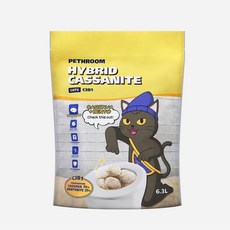 페스룸 고양이 파인 크랙 오리지널 모래, 6.3L, 1개, 최상급 카사나이트 모래(C3B1)