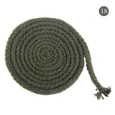 5mm 브레이드 코드 DIY 코튼 로프 태피스트리 드로스트링 바인딩 장식 트위스트 스레드 두꺼운 스트링 공예 신발 가방, 18