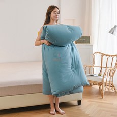 A타입 콩 섬유 이불 보온 면 콩 이불 심이 두꺼운 봄 가을 겨울 이불 선물 이불