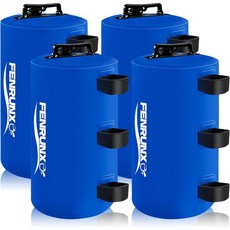캐노피 워터 웨이트 백 88파운드 가제보 텐트 세트 카포트용 다리 4개 팝업 블랙, Blue, 88 LBS-4PCS
