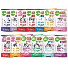 AIXIA 愛喜雅 妙喵主食軟包 70g【24包組】主食餐包, 24個, 隨機混搭