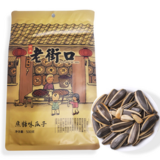 홍홍 중국식품 로제커우 카라멜맛 해바라기씨 과즈 꽈즈 중국해바라기씨 해씨, 500g, 1개