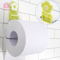 원목 구슬 휴지걸이 롤화장지걸이, 단일, 1개