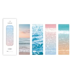워너디스 미라이트 반투명 책갈피 4종 세트, 10 윤슬2, 1세트