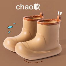 DFMEI 雨靴新款外穿厚底高幫時尚親子防滑防水雨鞋網紅戶外四季膠鞋