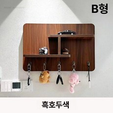 메종드라종 두꺼비집가리개 배전함가리개 가리개, 왼쪽 개폐형 [커버 두께 16mm], 스타일 B 블랙월넛