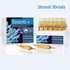 열대어 BioDigest BioTrace BioVert Bioptim 산호 바이탈 정지 탄약 바이오키트 암초 부스터 민물 30 바이알 올인원, Stronti 30vials