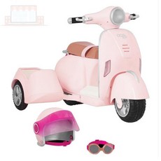 핑크스쿠터 사이드카 장난감오토바이