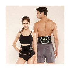 EMS 트레이너 복근 허리운동 마사지 저주파 근육자극 참피온벨트, XXL (44~48인치)