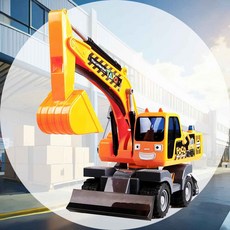 포크레인 굴삭기 장난감 키즈카페장난감 효과음장난감 남아생일선물 유아용장난감 조종완구 미니장난감