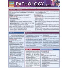 (영문도서) Pathology: General: Quickstudy Laminated Reference Guide Paperback, Quickstudy Reference Guides, English, 9781423216568