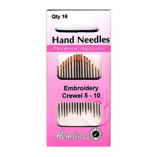 크루웰 바늘/Crewel 바늘, 1개